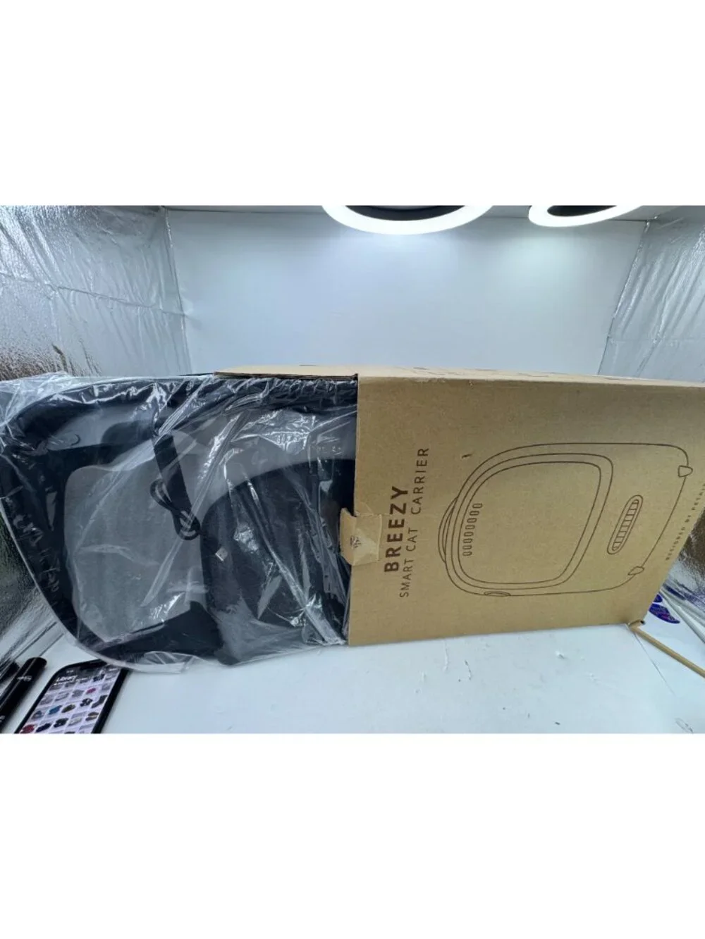 Breezy Smart Cat Carrier With Ventilation & Transparent Front Designed By Petkit